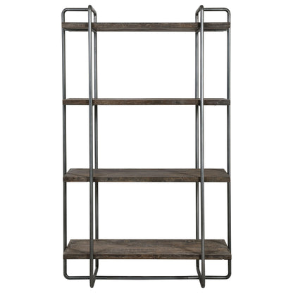 Stilo - Urban Industrial Etagere - Dark Brown