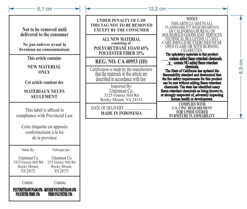 Tropic - Outdoor Lounge Chair - Brown / White