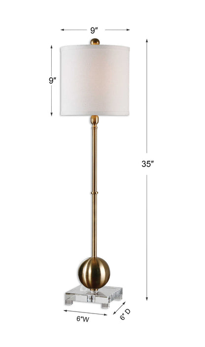 Laton - Buffet Lamp - Brass