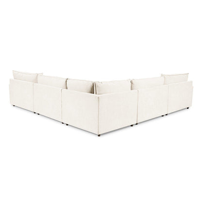 Caplan - 6 Piece Modular Sectional With Ottoman