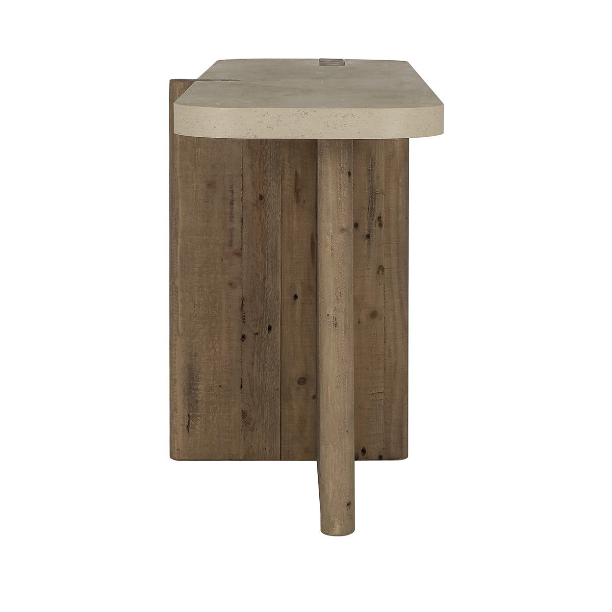 Dillon - Solid Wood Rectangle Console Table - Natural