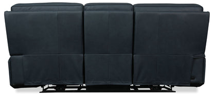 Riverton - Power Sofa With Power Headrest And Lumbar - Black