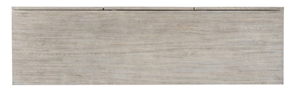 Melange - Ground Perspective Credenza - Pearl Silver