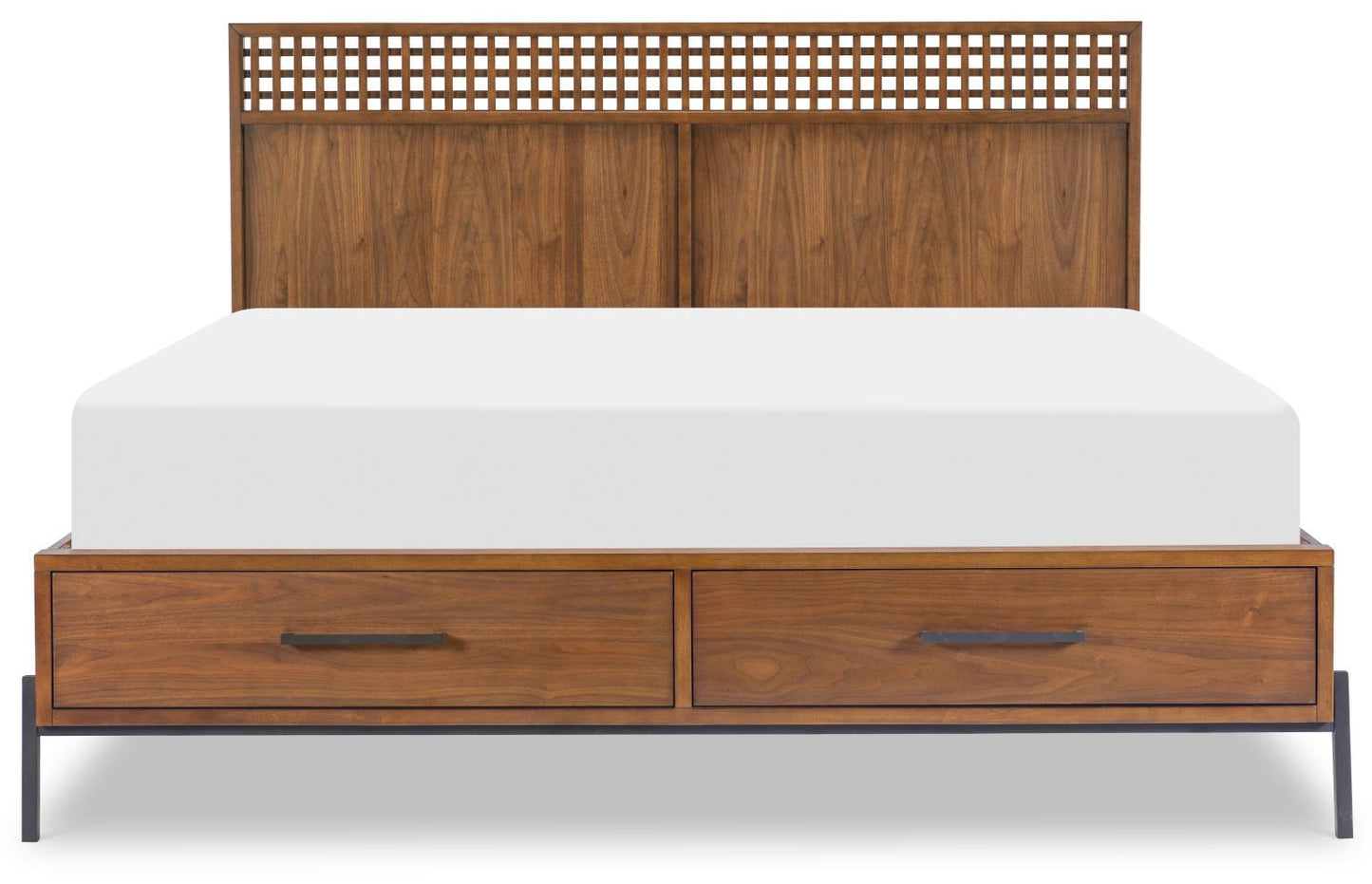 Midland - Queen / King Bed Side Rails- Warm Amber