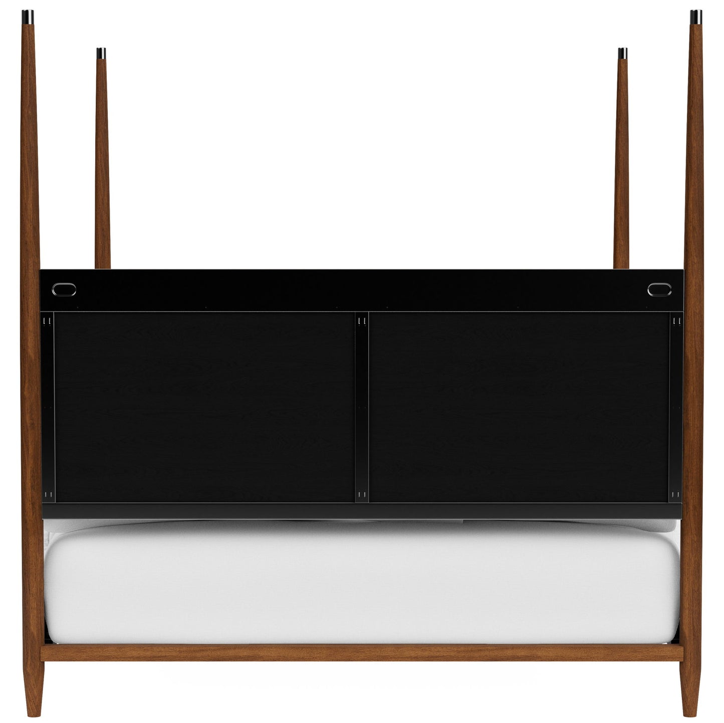 Elsie - King Poster Headboard and Footboard - Dark Brown
