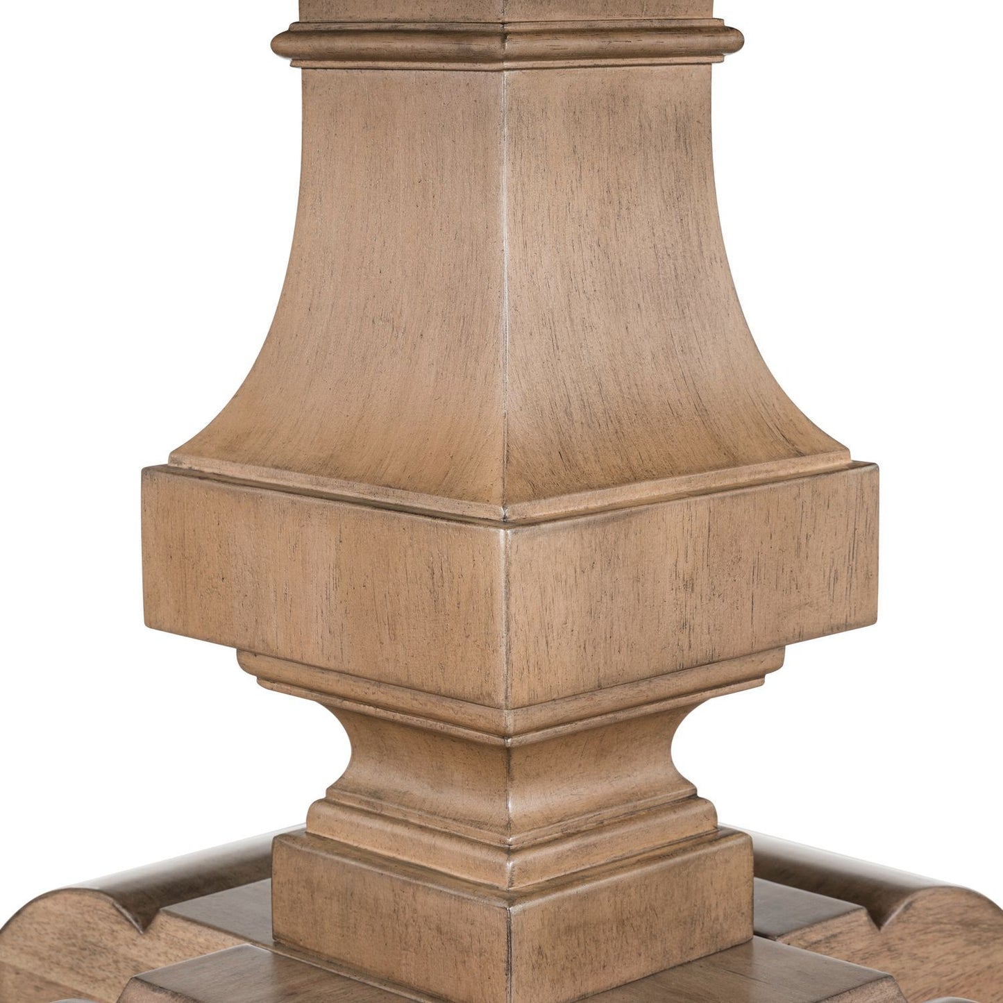 Haven Hills - Round Pedestal Table Base - Camel Beige