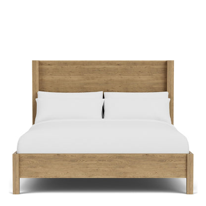 Davie - King / California King Panel Headboard - Light Brown