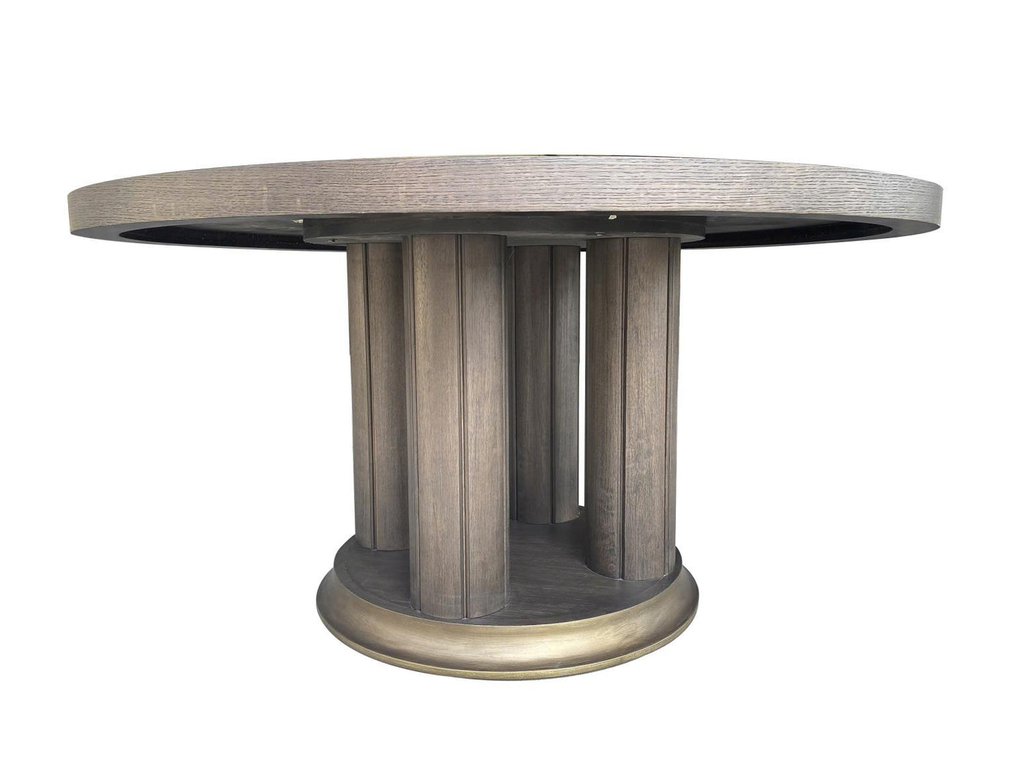 Lancia - Round Dining Table Top - Charred Oak