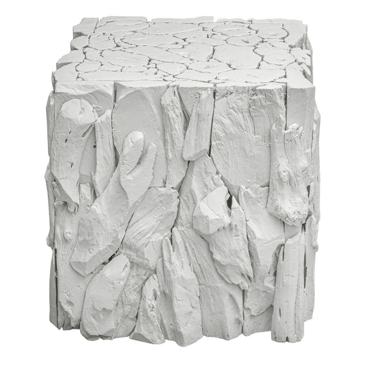 Teak Root - White Bunching Cube