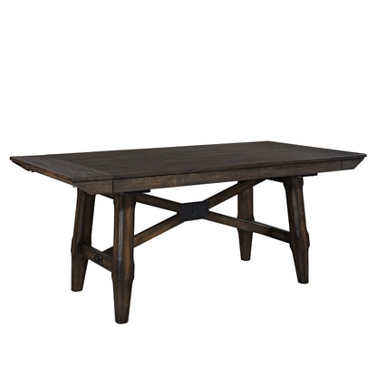 Double Bridge - Trestle Table Base - Dark Brown