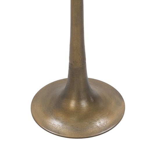 Fabiana - Round Accent Table - Gold / Black