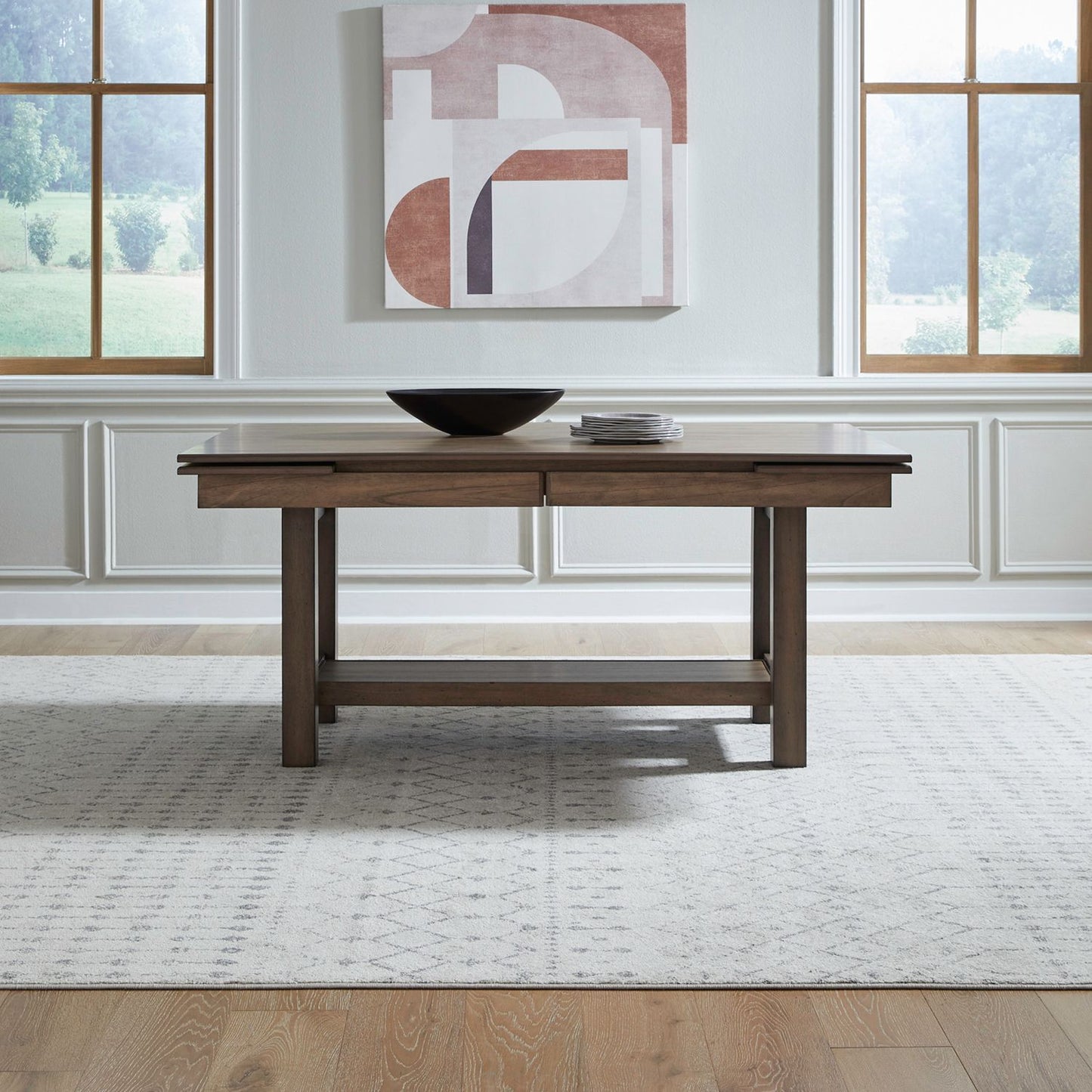 Brook Bay - Trestle Table Base - Brown