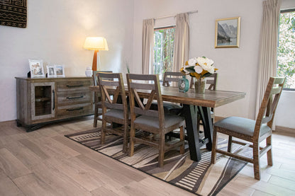 Loft - Table Base - Two Tone Gray / Brown