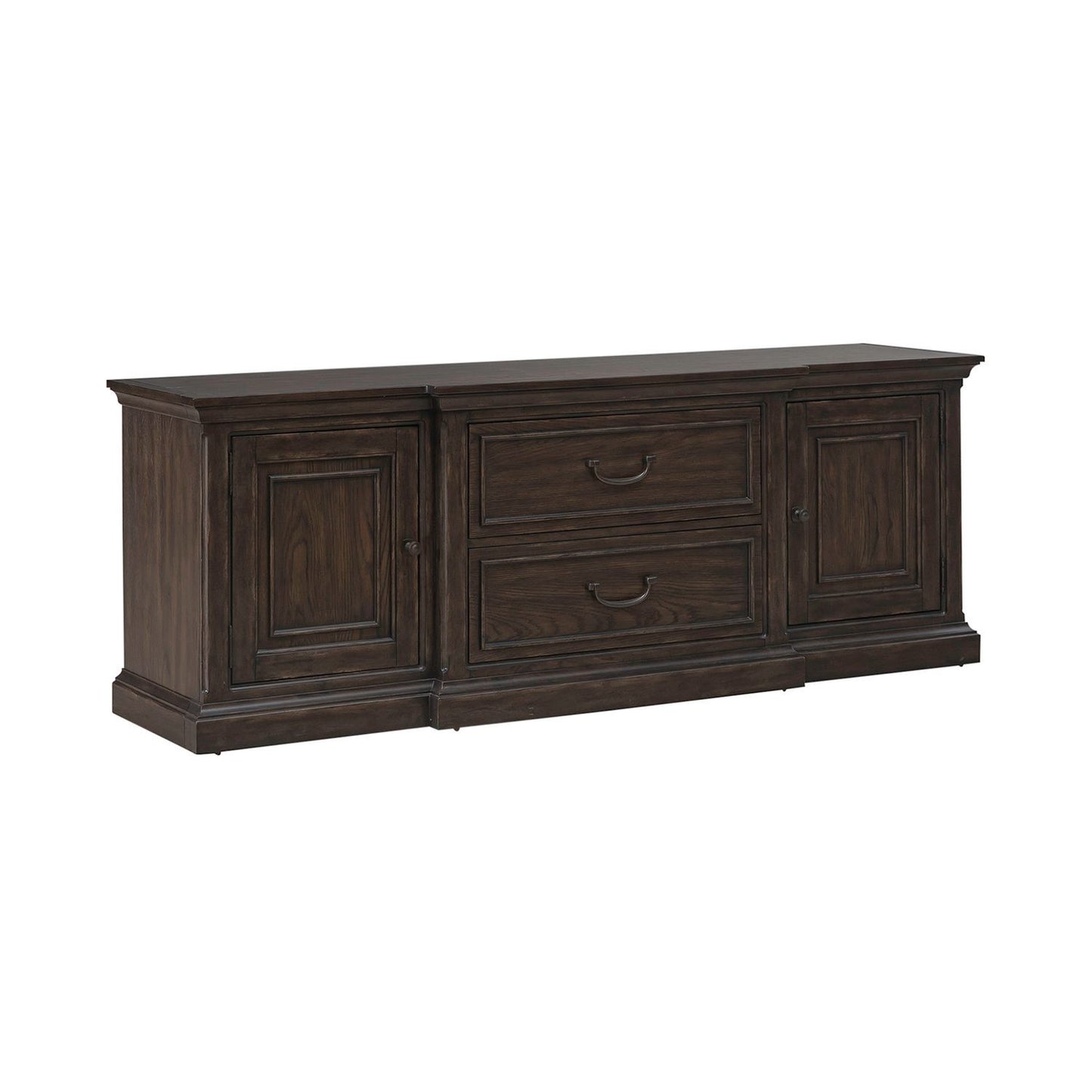 Paradise Valley - 78" Entertainment Console - Dark Brown