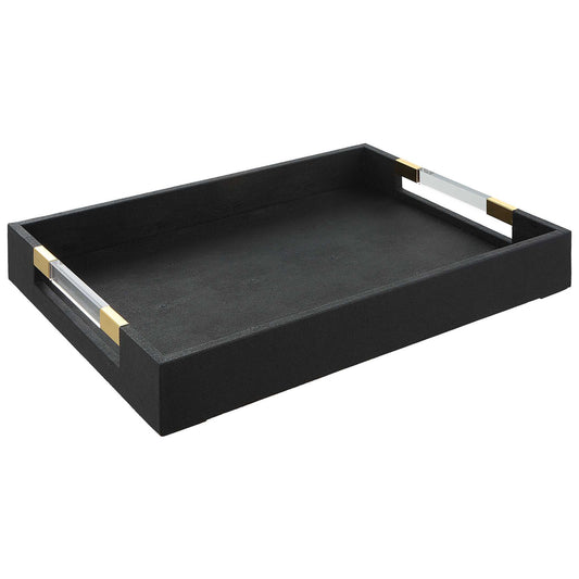 Wessex - Black Shagreen Tray