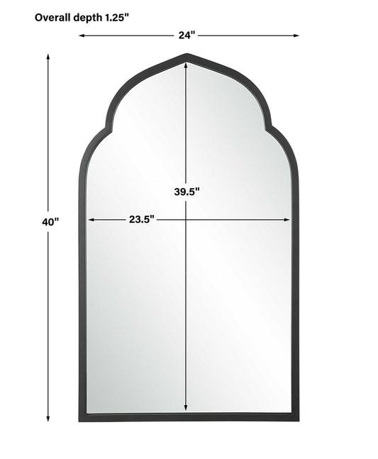 Kenitra - Arch Mirror - Black