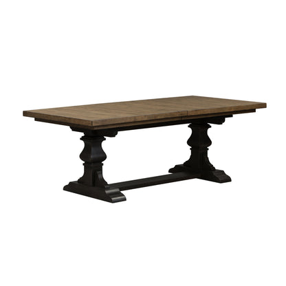 Harvest Home - Trestle Table Base - Light Brown