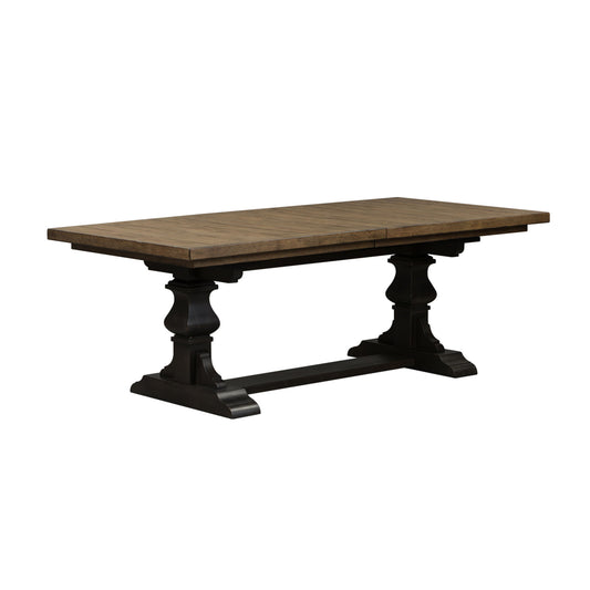 Harvest Home - Trestle Table Base - Light Brown