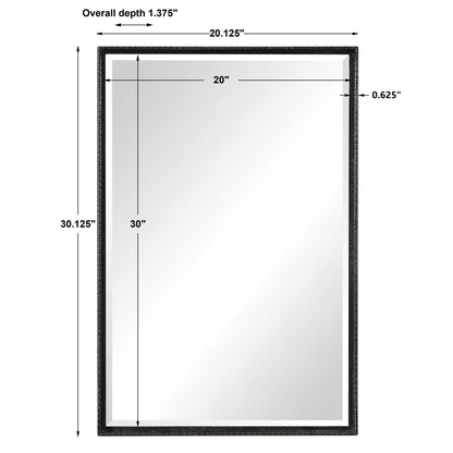 Callan - Iron Vanity Mirror - Black