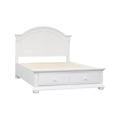 Summer House - Queen Storage Footboard - White