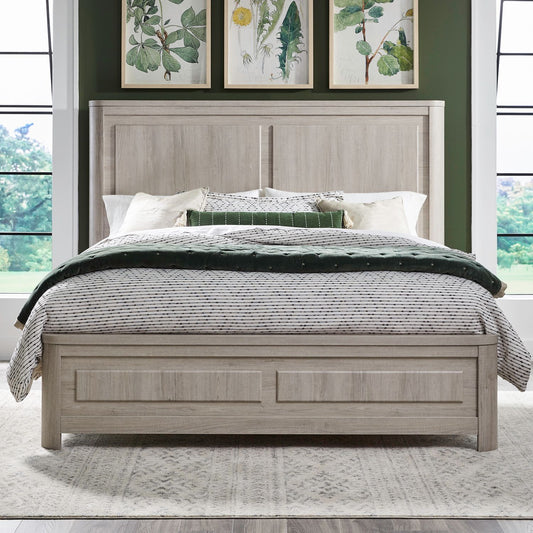 Modern Play - Queen Panel Headboard & Footboard - White