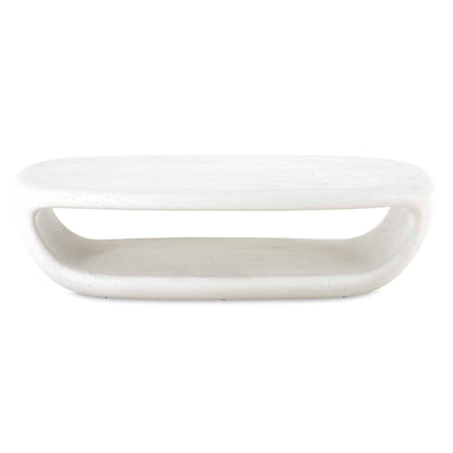 Leyton - Outdoor Coffee Table - White