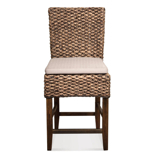 Mix-N-Match Chairs - Woven Counter Upholstered Stool (Set of 2) - Hazelnut