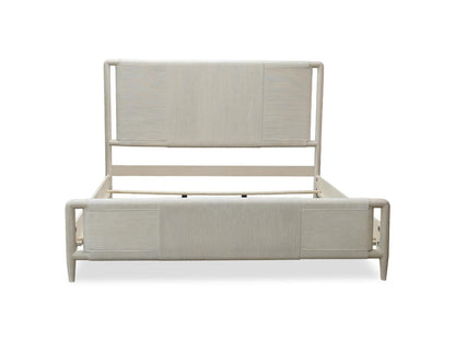Maren - King Woven Panel Headboard - Fresh Canvas