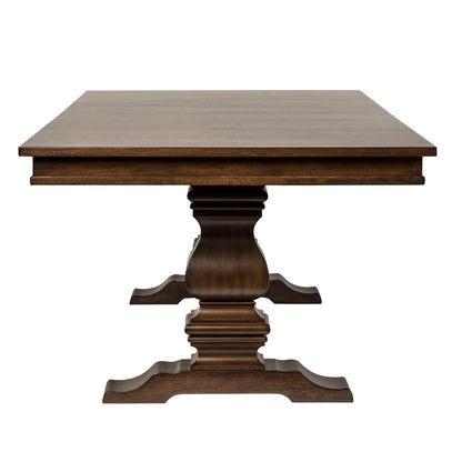 Armand - Trestle Table Base - Dark Brown