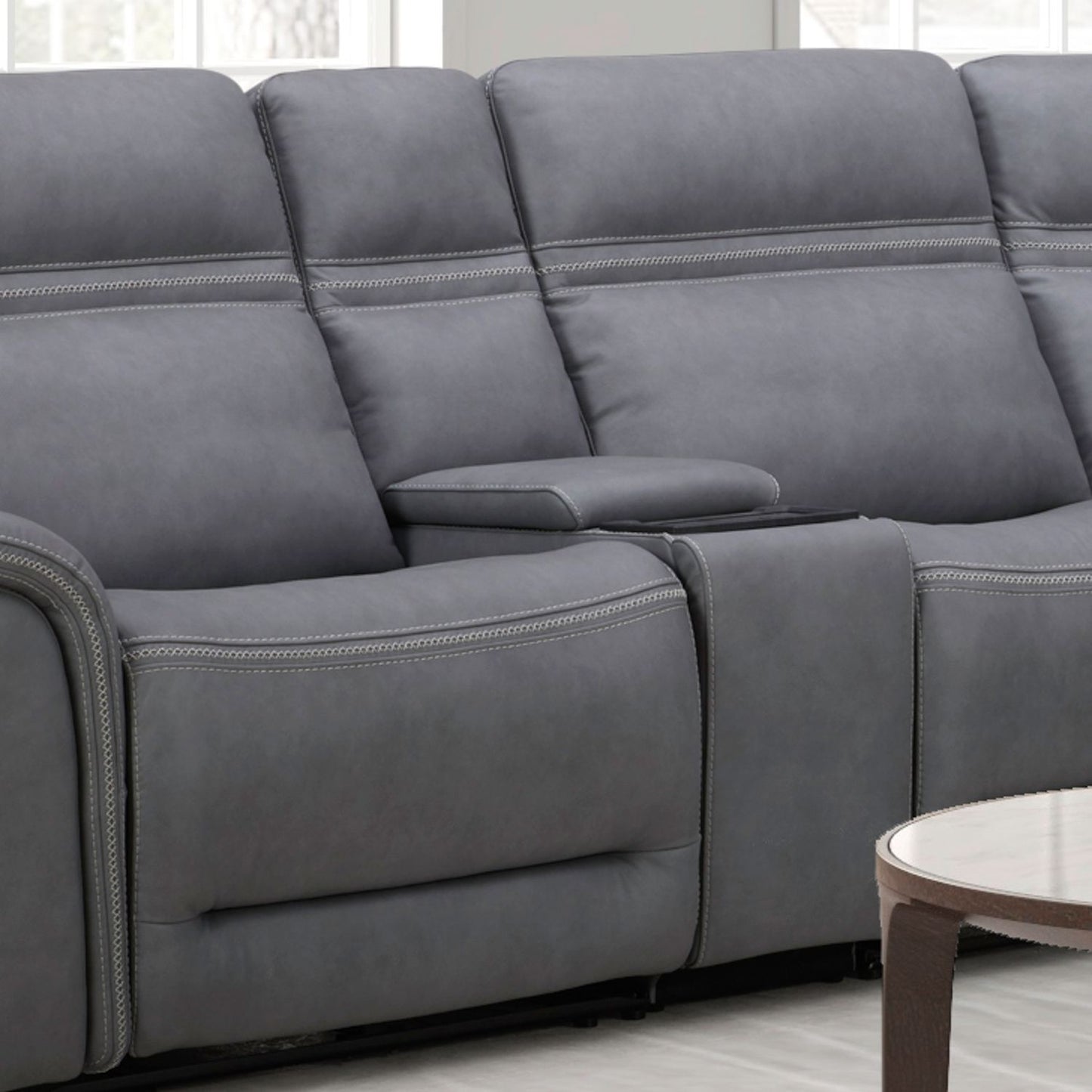 Cooper - Console - Blue Gray - Gray