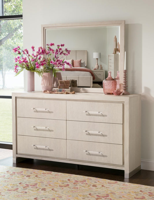 Bliss - 6 Drawer Dresser - Soft Cashmere