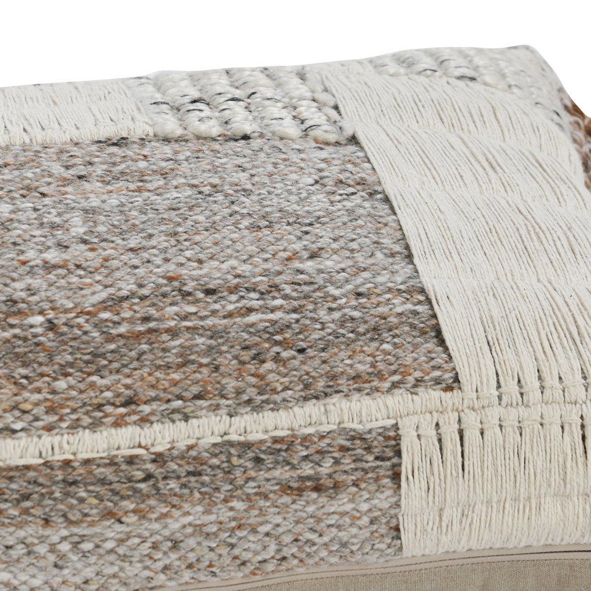 Heritage Craft - HC Farah Pillow - Ivory / Natural