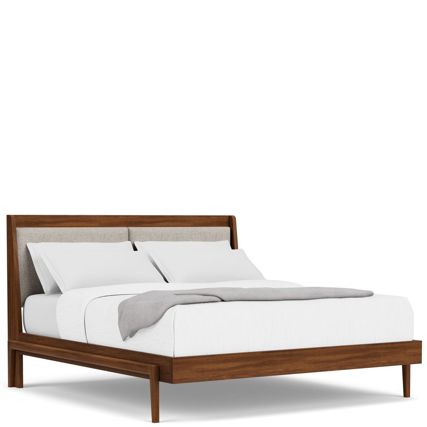 Elsie - Queen Platform Headboard - Dark Brown