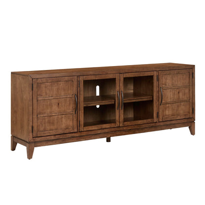 Shaker Lakes - 82" TV Console - Brown