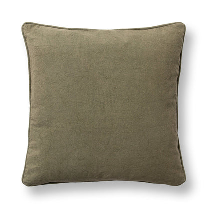 Folly - 22" x 22" Pillow - Olive Green / Multi