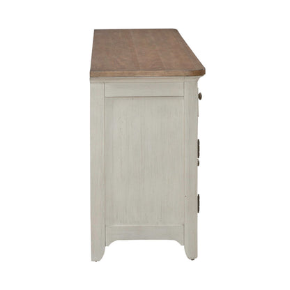 Fireplace TV Consoles - 80" Fireplace TV Console - Brown