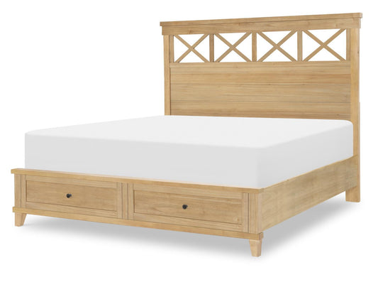XXX's And OOO's - Storage Rails California King - Amber