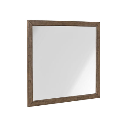 Shaker Lakes - Landscape Mirror - Brown
