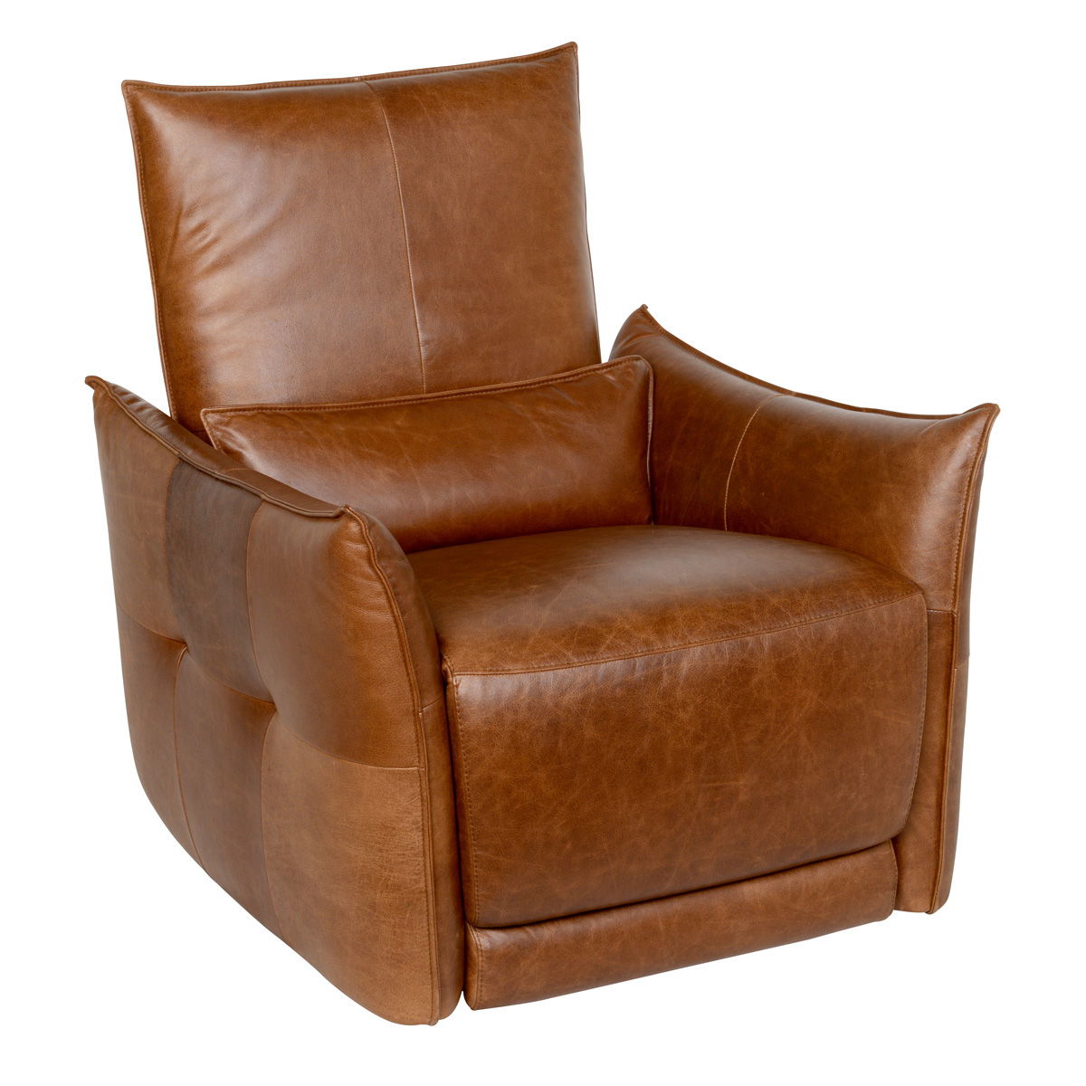 Amsterdam - Leather Power Recliner - Kona Brown