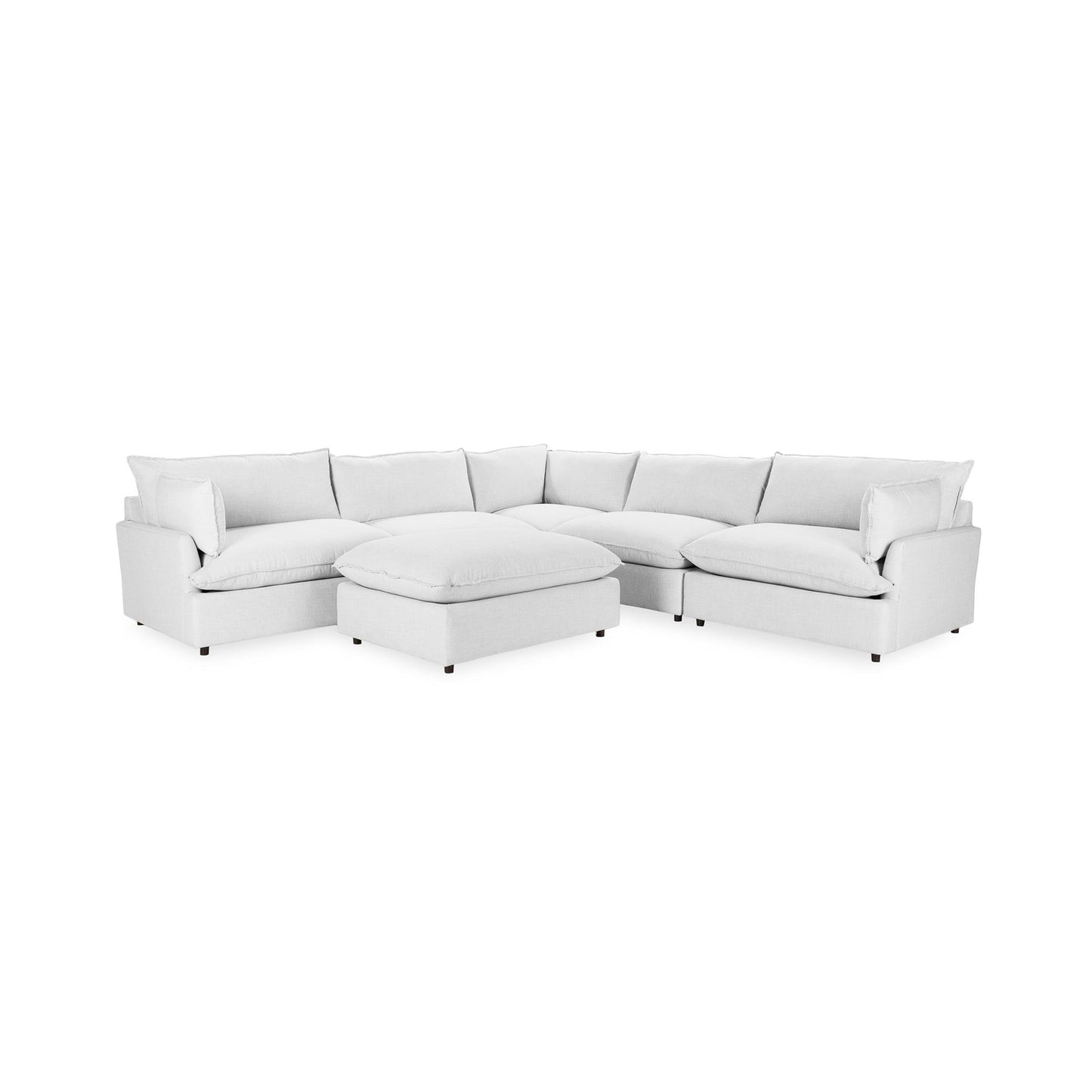 Caplan - 6 Piece Modular Sectional With Ottoman