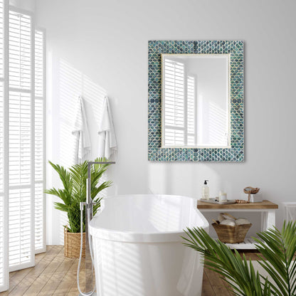 Makaria - Coastal Mirror - Blue