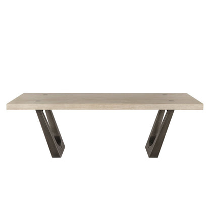 Kelso - 94" Dining Table - Suede Brown