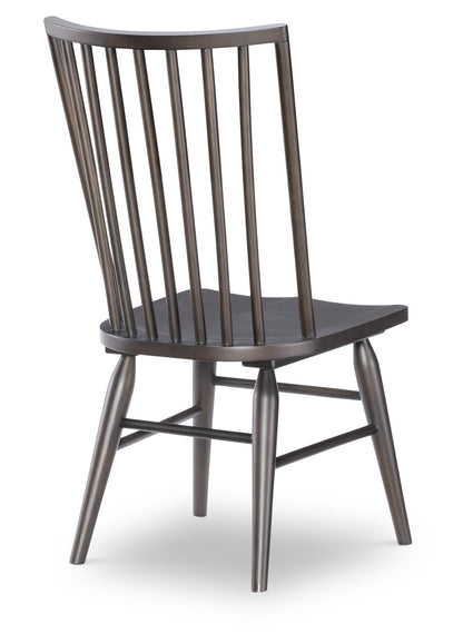 Fenmore - Spindle Side Chair (Set of 2) - Mocha And Distressed Cherry
