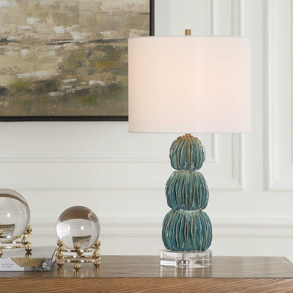 Bonaire - Table Lamp - Teal Blue