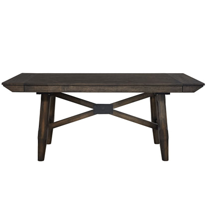 Double Bridge - Trestle Table Base - Dark Brown