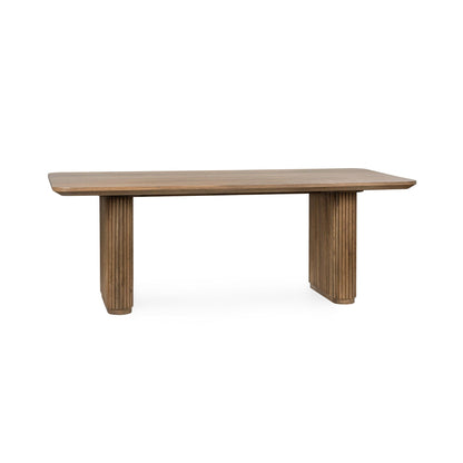 Vander - Oak Wood 84" Dining Table