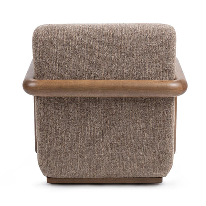 Welson - Swivel Accent Chair - Warm Mocha