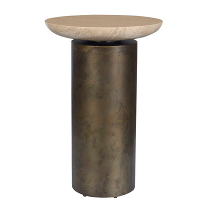 Oslo - Outdoor Accent Table - Brass