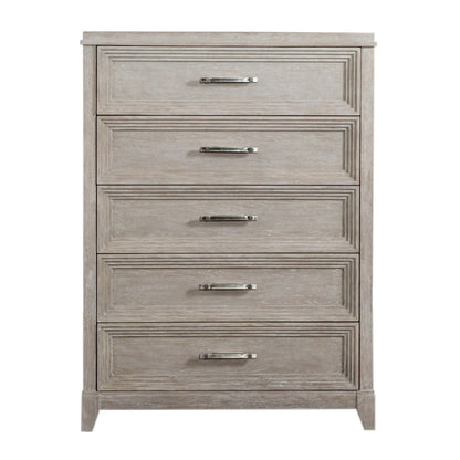 Belmar - 5 Drawer Chest - Washed Taupe