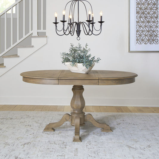 Magnolia Manor - Pedestal Table Base - Weathered Bisque